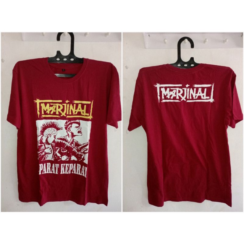 Kaos punk marjinal merah