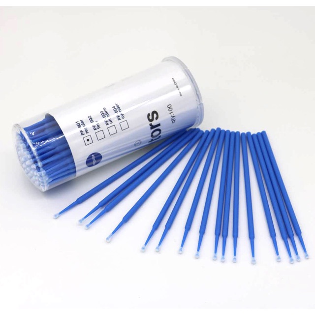 100 pcs disposable eyelash extension brush swab applicator mascara tools