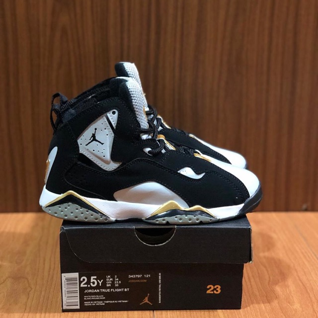 SEPATU BASKET ANAK NIKE JORDAN TRUE FLIGHT BLACK PREMIUM ORIGINAL | Shopee Indonesia