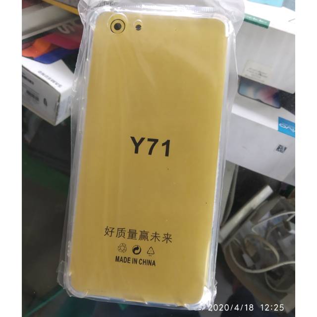 Soft case sofcas silikon silicon kondom Vivo y71 transparan