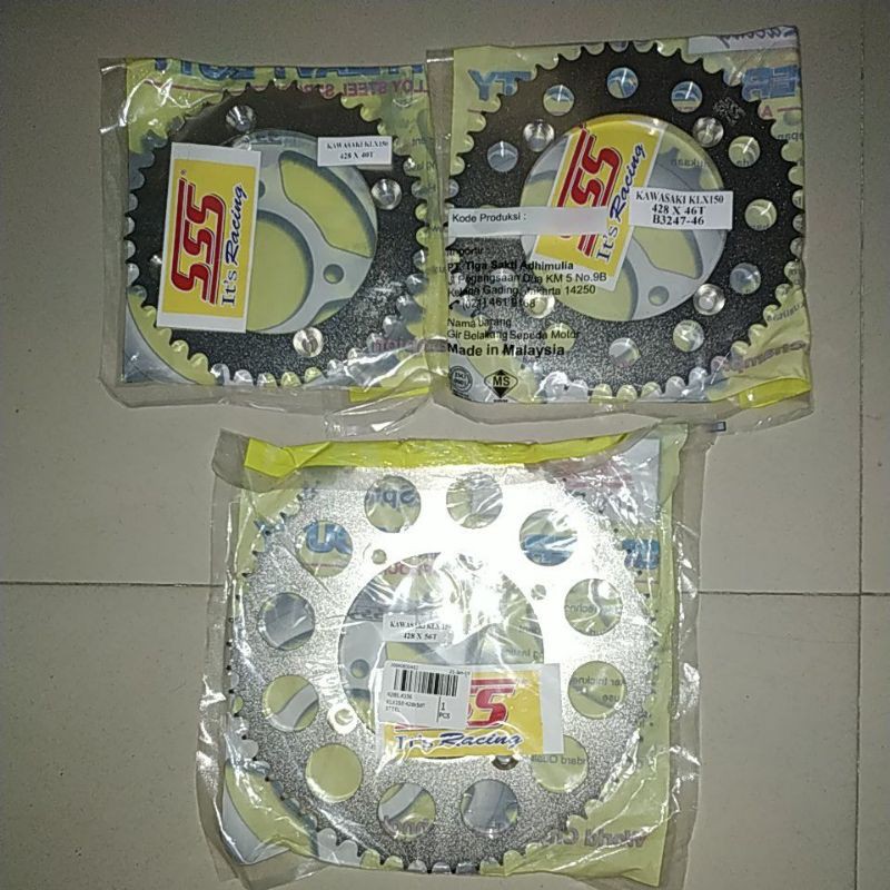 Gear Belakang KLX 150 SSS Racing