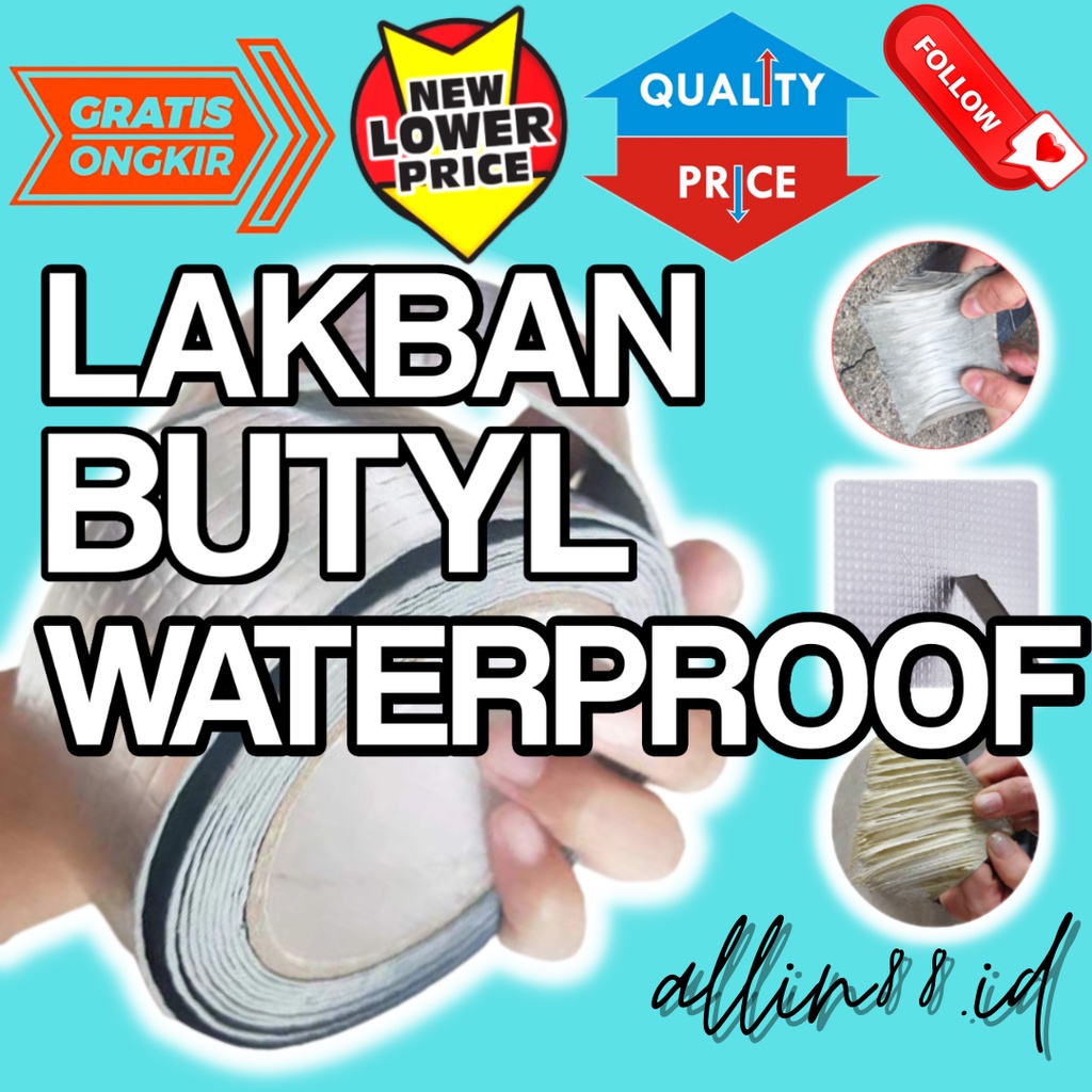 LAKBAN WATERPROOF LAKBAN ALUMINIUM FOIL LAKBAN ALUMINIUM WATERPROOF LEM TALANG PIPA ANTI AIR LAKBAN 