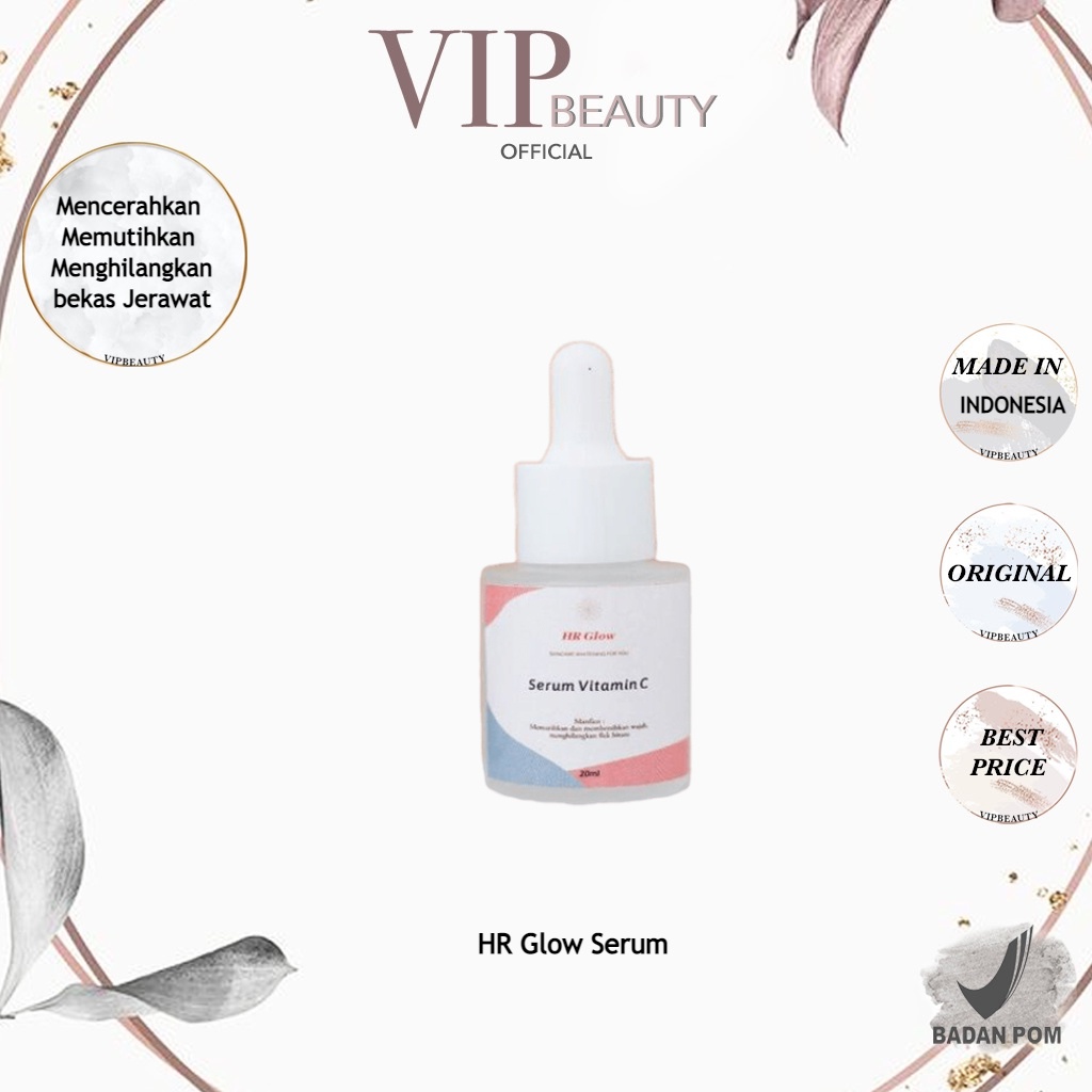 HR GLOW Serum Vitamin C / Serum Wajah / Pemutih Wajah Glowing