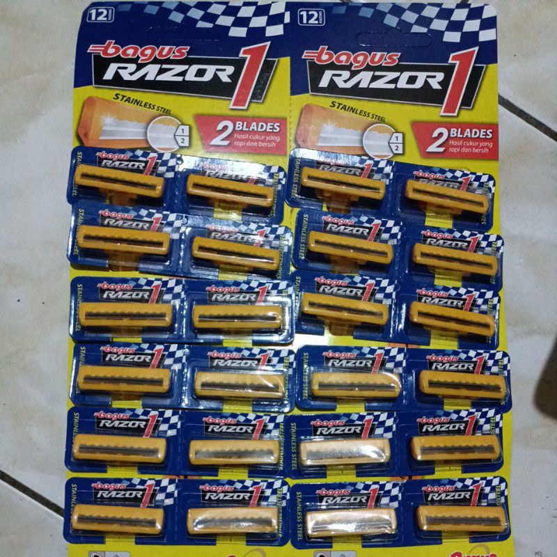 CUKURAN BAGUS RAZOR ISI 24 PCS .ORIGINAL