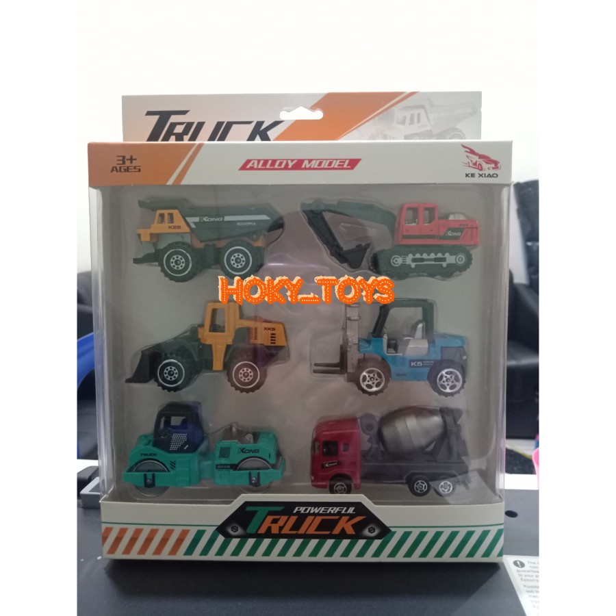 Mainan mobil Alloy Model Truck KX 086