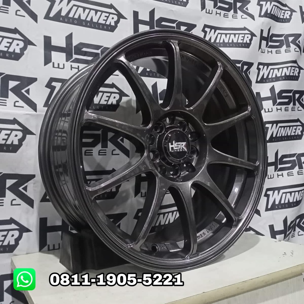 Velg Racing Ring 17 Lubang 5x100 5x114,3 HSR Indy - Toko Velg Ban Denpasar Bali
