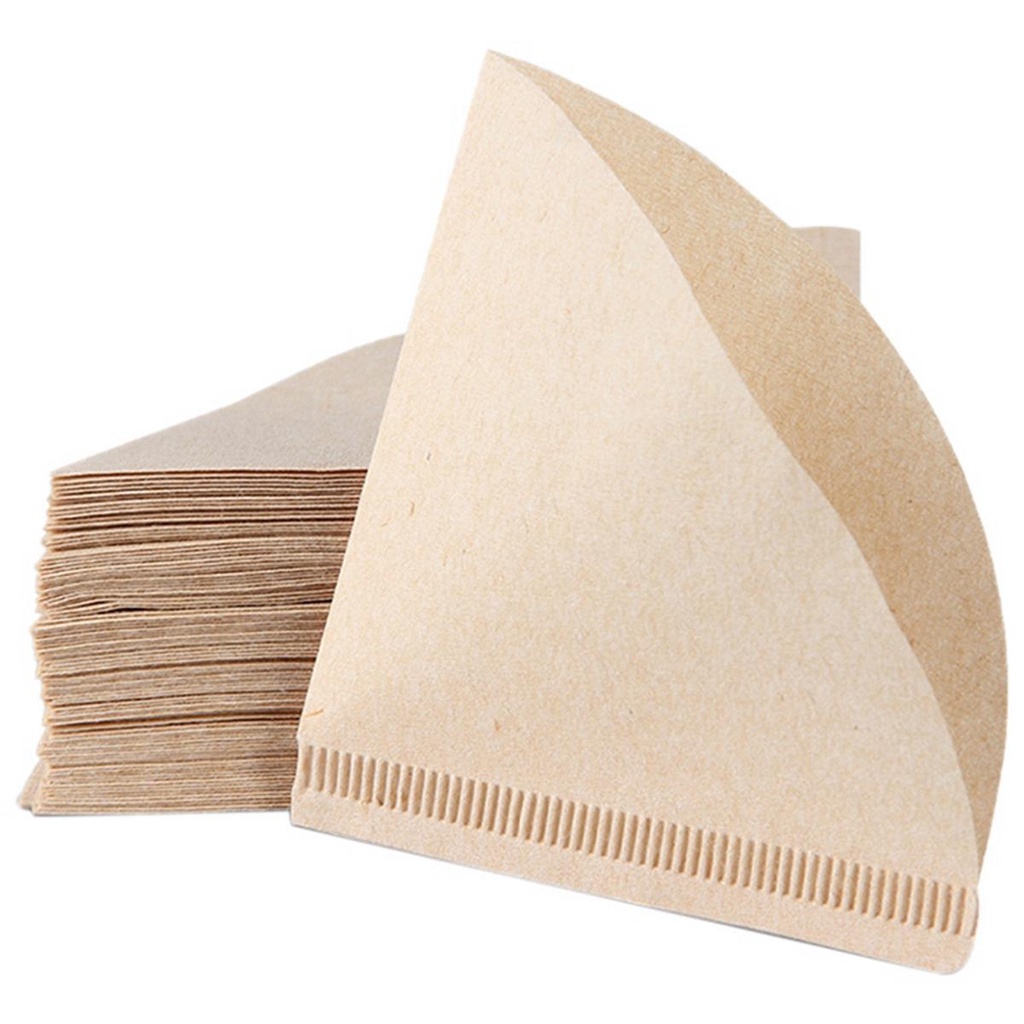 Rebuy Coffee Filter Paper 100PCS Untuk V60 Dripper Coffee Ukuran 02alat Drip