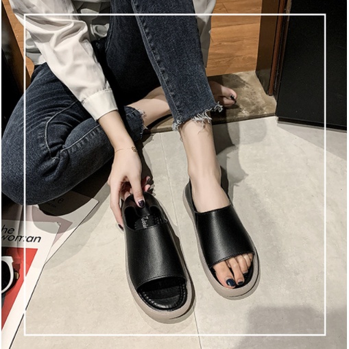 TBIG [COD] Sandal Sepatu Wanita LOURVY Import Korea Style Santai Wanita Remaja