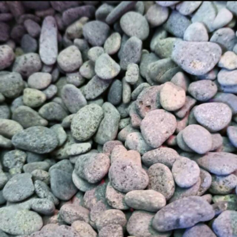 Batu Kerikil Sungai hiasan Aquarium 1kg