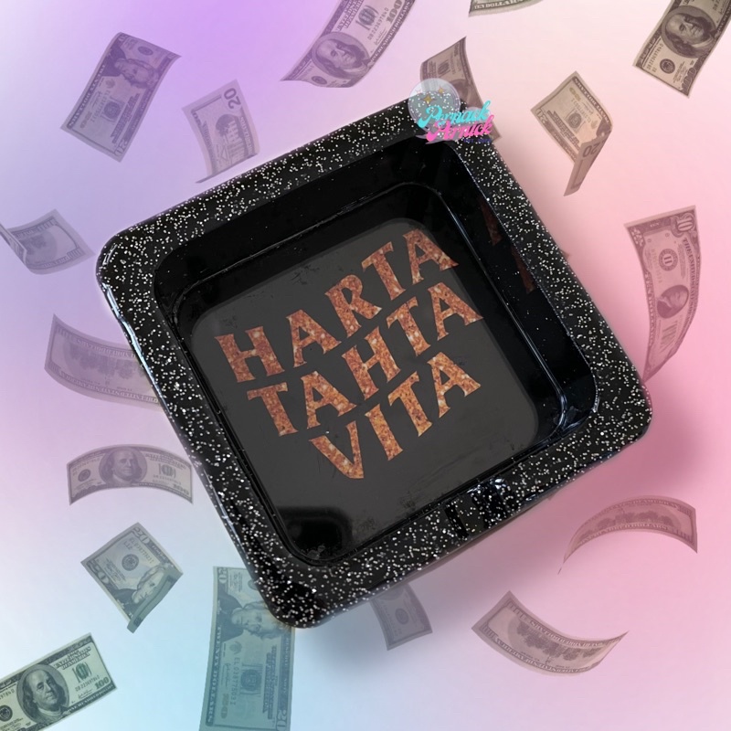 ASBAK HARTA TAHTA // ASHTRAY CUSTOM // HARTA TAHTA NAMA // ASBAK LUCU // ASBAK AESTHETIC
