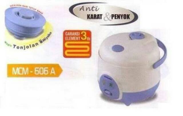 Miyako Rice Cooker Magic Warmer Plus MCM 606 A - MCM606