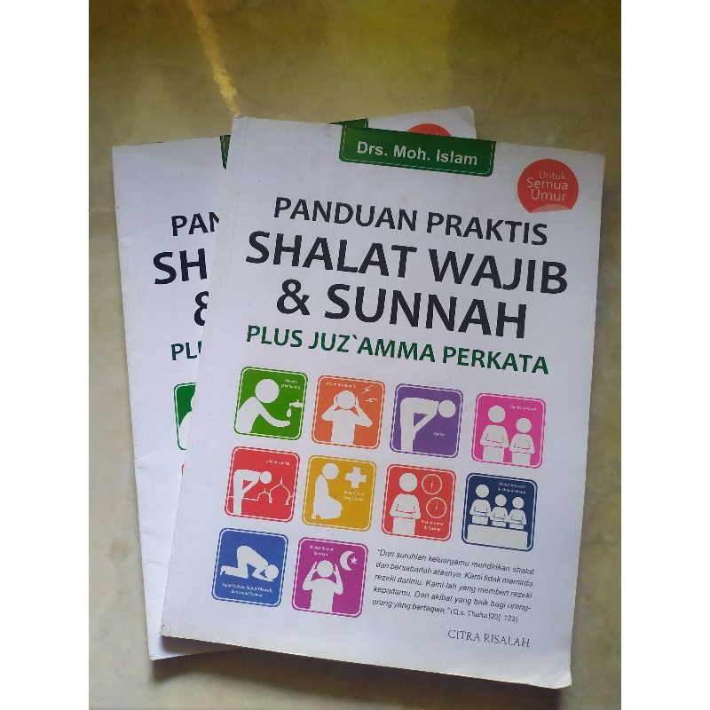 Buku panduan sholat sunnah dan wajib