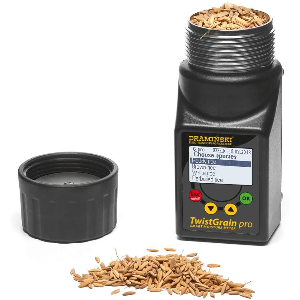 Draminski Twist Grain Pro Moisture Meter - Professional Series Field Moister Tester-