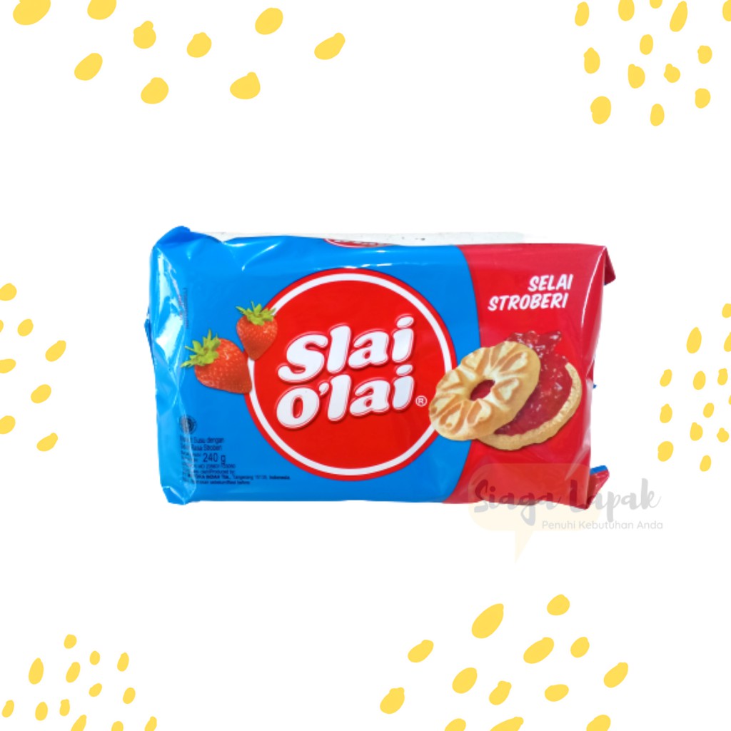 Roma Slai Olai Biskuit Strawberry 240gr