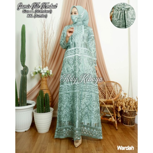 Gamis Tile Mutiara Model Busui / Gamis Tile Premium Frendly Busui / Gamis Cantik / Gamis Terbaru