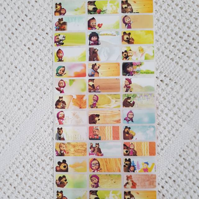 

STICKER NAMA WATERPROOF / STIKER LABEL NAMA M