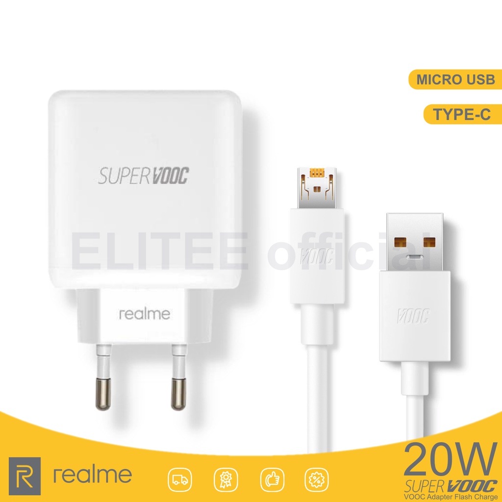 Fast Charger Realme 20W Fast Charging Original