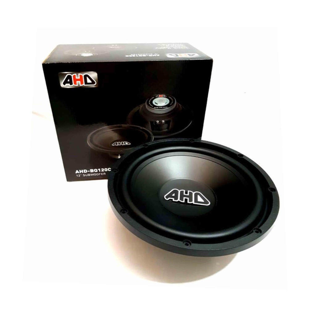 AHD Subwoofer Mobil Ukuran 12 inch Single Voice Coil