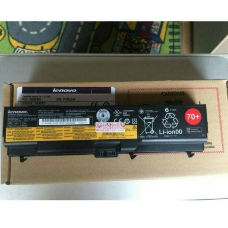 Baterai Batre Laptop Original Lenovo ThinkPad T430 W530 L530 L430 T520 70+ ORIGINAL