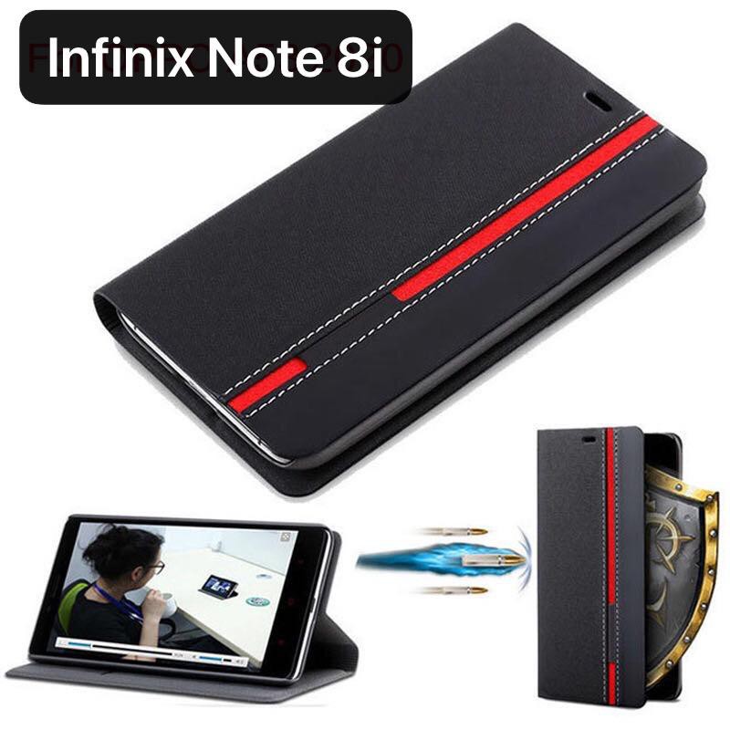 Case Infinix HOT 11 10 PLAY Note 8 Terbaru Case Aesthetic Premium Flip Case Kulit Cover Silikon Soft Case Handphone Flip Cover