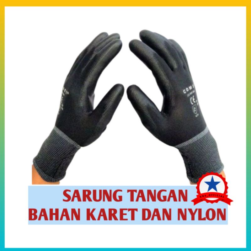 Sarung Tangan Karet Comet palm fit safety gloves