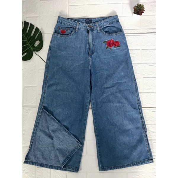 Preloved kulot jeans colorbox