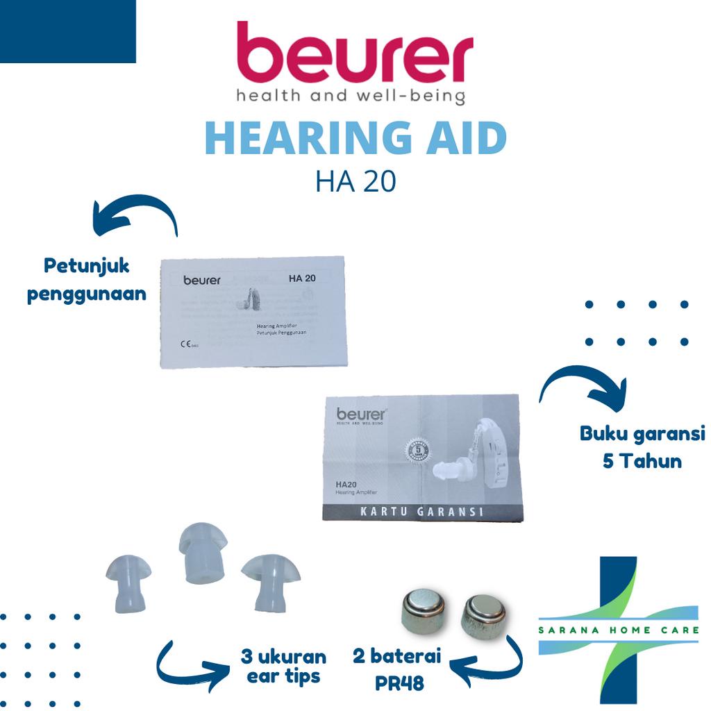 BEURER Hearing Aid HA 20/  alat bantu dengar/ alat pendengaran/telinga