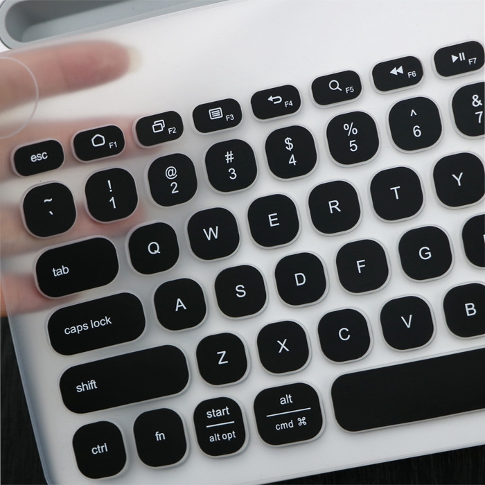 Cover Pelindung Keyboard Wireless Bahan Silikon Ultra Tipis Untuk Logitech K480