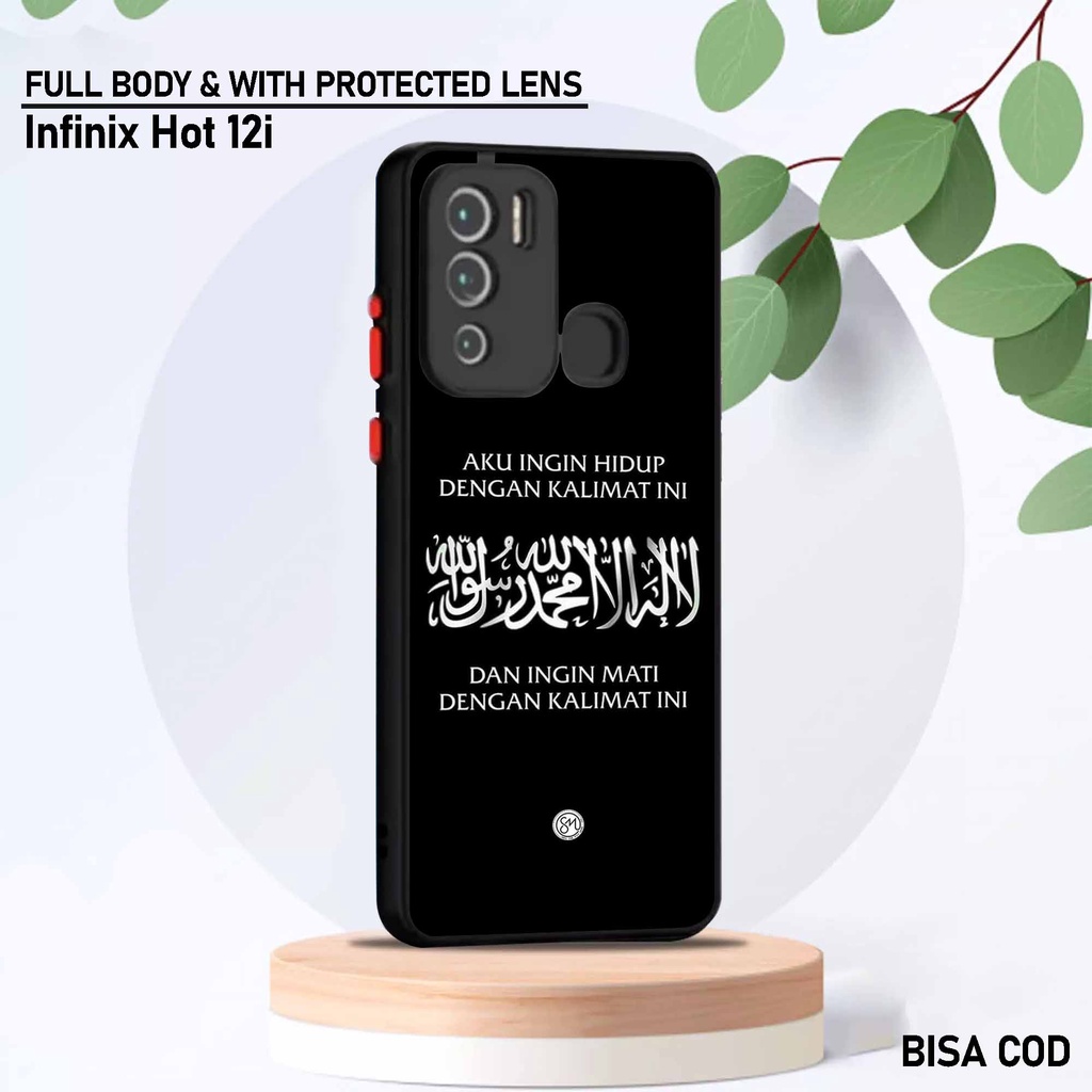 Case Infinix Hot 12i - Motif Case [ Quotes Bijak ] - Hardcase Infinix Hot 12i - Softcase Infinix Hot