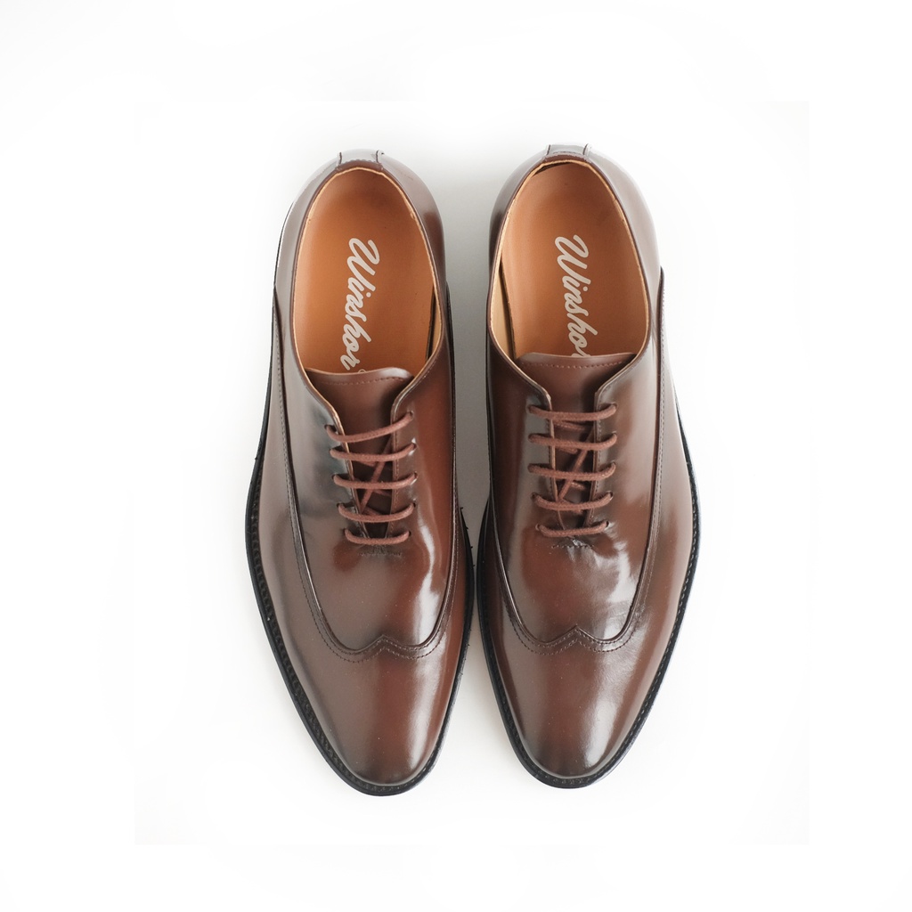 Sepatu Formal - Winshor - Wingston - Dark Brown