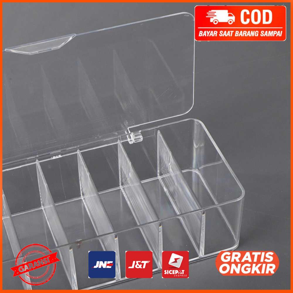 Kotak Kabel Organizer Cable Storage Box 7 Slot with Cover BN