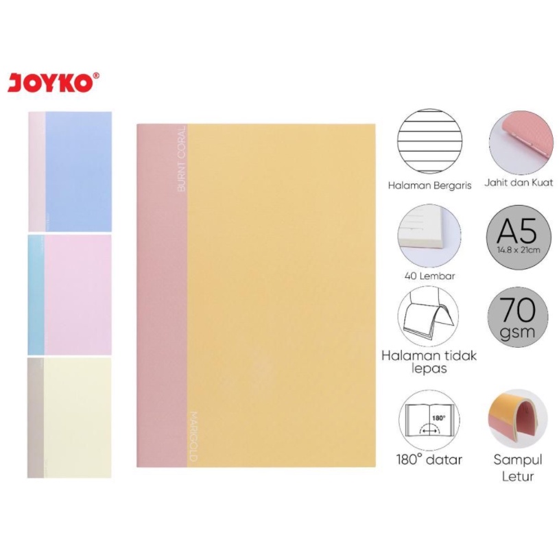 

RULED NOTEBOOK JOYKO NB-718 A5 DIARY WARNA WARNI AGENDA BUKU CATATAN PASTEL ATK MOTIF LUCU MEMO TEBAL JURNAL MURAH BUKU TULIS KERTAS NOTEBOOK NOTEPAD ALAT TULIS PERALATAN KANTOR SEKOLAH