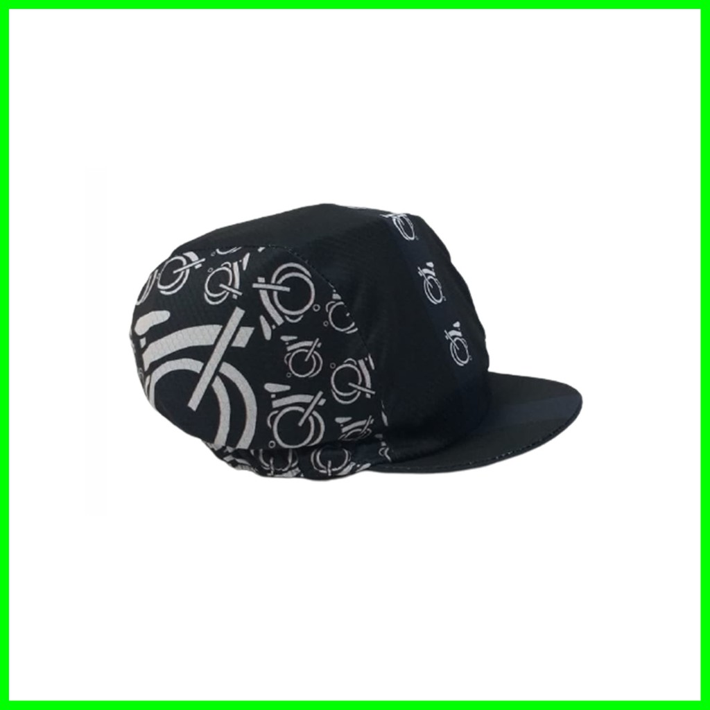Topi Sepeda / Topi Gowes / Cycling Cup Hitam / Topi Sepeda Brompton