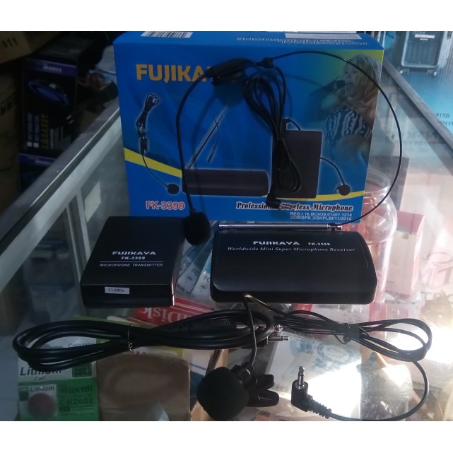 Mic wireless FUJIKAWA DENGAN 2 JENIS MIC MURAH