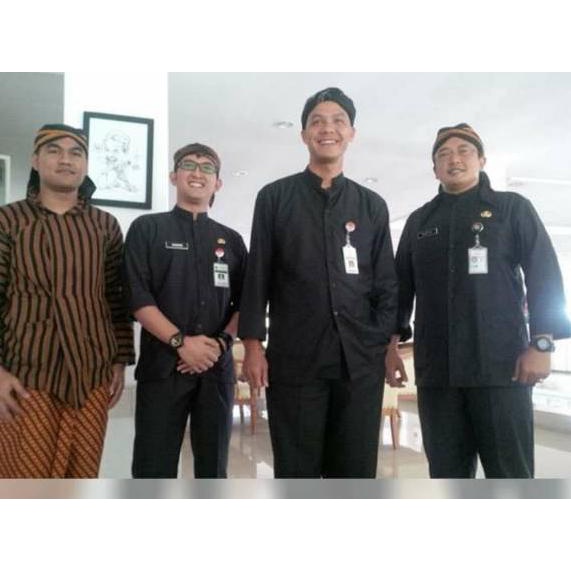 Banyak Dipakai.. Baju Samin Set pakaian adat Khas Blora M-XXXXXL