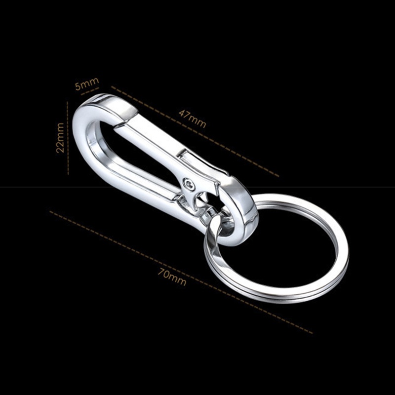 Gantungan Kunci Anti Hilang Bahan Stainless Steel Untuk Pria