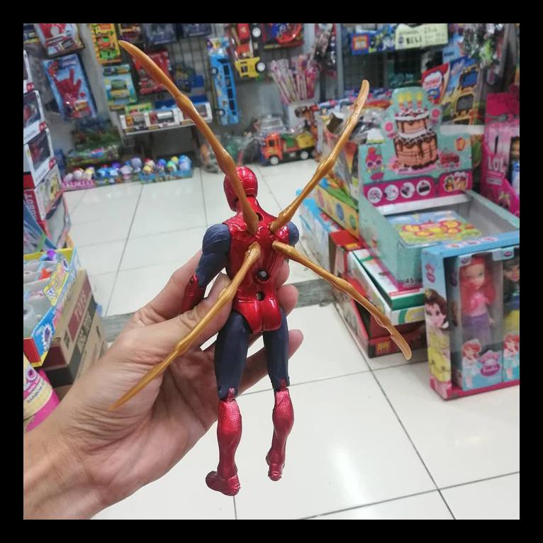 Sale! Action Figure Spiderman - Action Figure Iron Spider - Iron Spiderman Action Figure Murah Al6