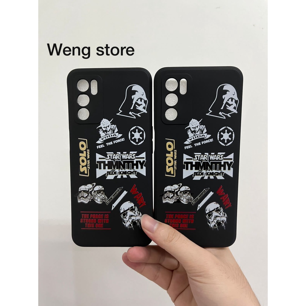 Softcase Tpu Black Motif Yoda For Xiaomi Redmi 6A 9A 9C 10A 10C Iphone 7 8 7+ 8+ XR XS 11 12 13 14