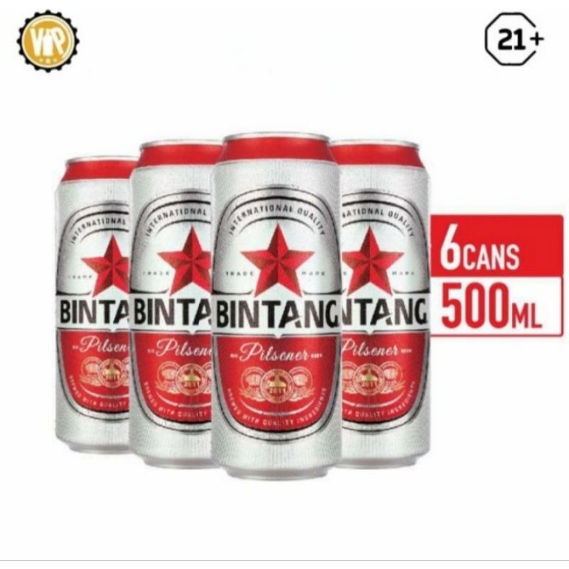 Bintang Can 500ml × 6 Can