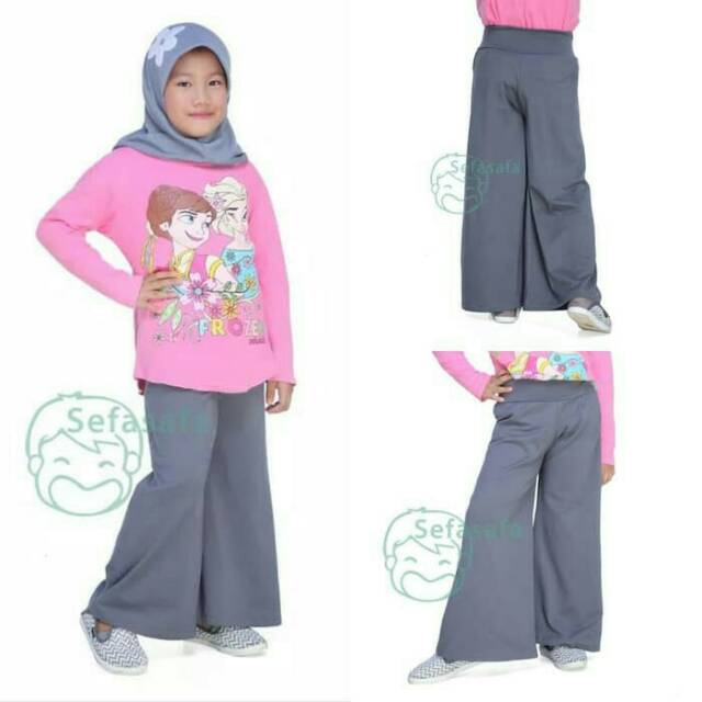  CELANA  KULOT  ANAK  PEREMPUAN USIA  6 SAMPAI 12  TAHUN  SIZE M 