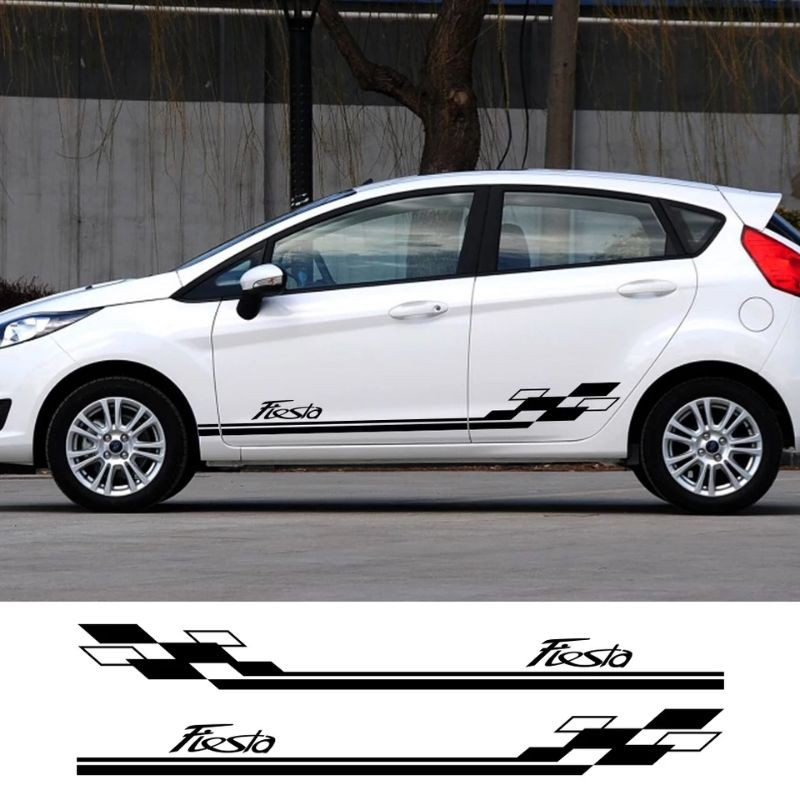 Stiker Mobil ford fiesta // stiker list racing // stiker mobil ford fiesta all mobil ford fiesta