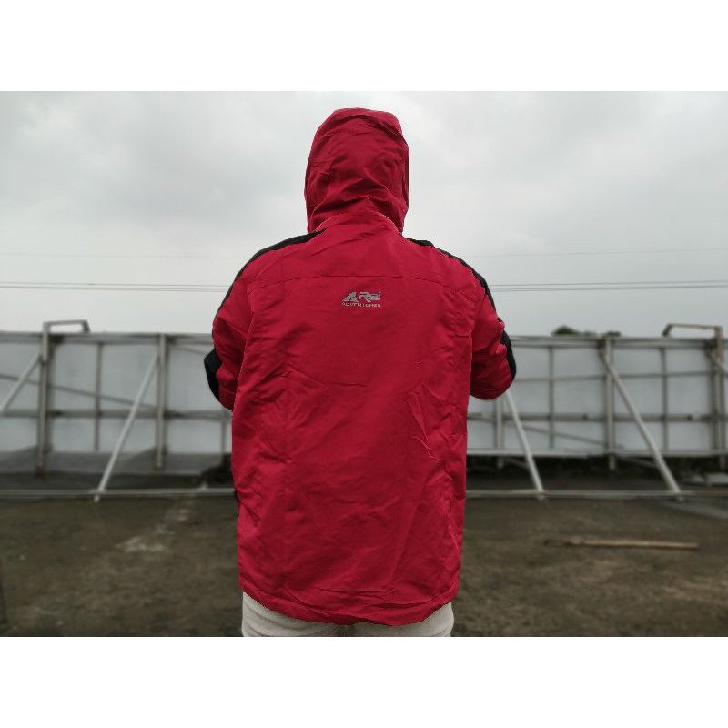 JAKET GUNUNG REI INNER POLAR AREI WEBATUCK ORGINAL - BLUE/RED