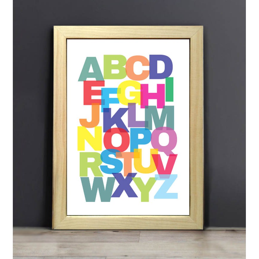 Poster - Alpabeth Huruf ABC Colour