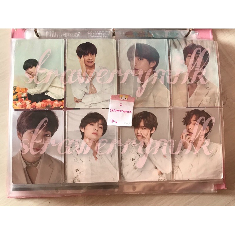 [BOOKED] MINI PHOTOCARD RING MOTS TOUR MINI PC LYS JAPAN BUNGA BUNGA MPC SYS FINAL TAEHYUNG V BTS