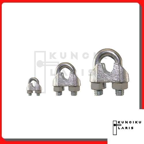 Wire Clip 12mm Klem seling 12 mm 1/2 inchi klam seling kuku macan 1/2"