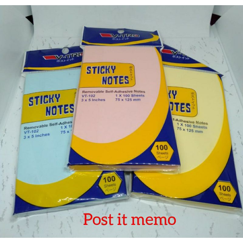 

post it/kertas memo vtro 102