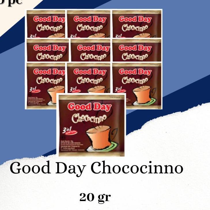 

Review⚡ Kopi Good Day sachet 20gr isi 10pcs MOCHACINNO /CHOCOCINO /CAREBIAN NUT /VANILLA LATE /COOLIN / KAPAL API RENTENG | Flash | COD | TERBARU | TERMURAH