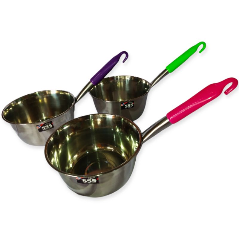 Panci susu 18cm stainless 555