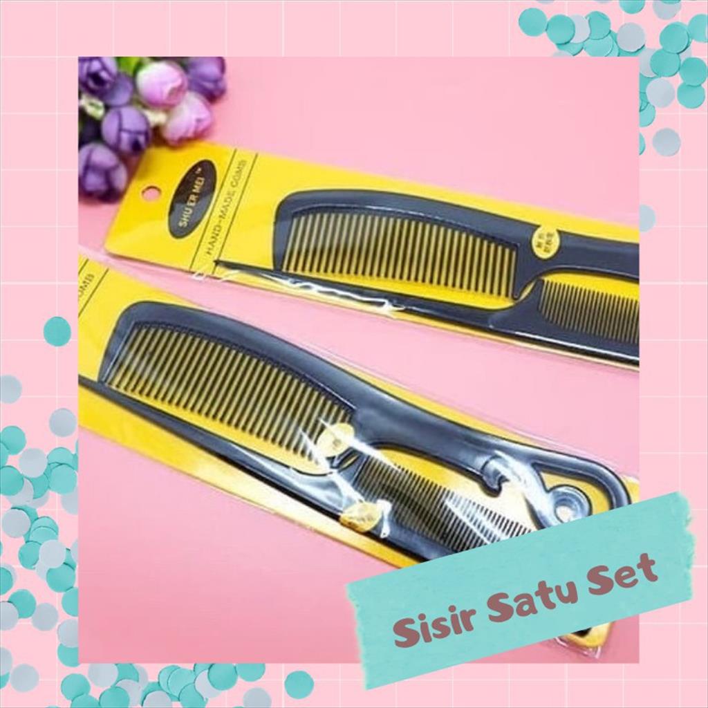 YA 551 - 2 in 1 sisir hitam polos