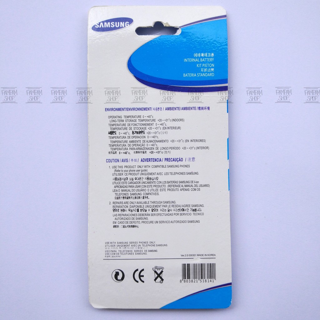 Baterai Samsung Galaxy J7 2016 J710 Original OEM Battery Batre Batai HP Handphone Ori